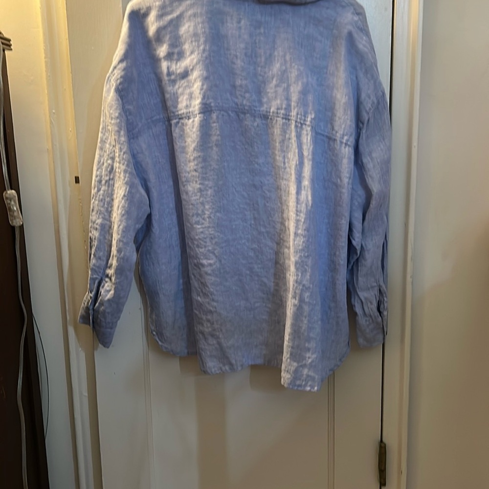Jones New York Light blue Button-Up Shirt - Picture 3 of 3